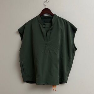 FIGS XXL Set- Rafaela top & Zamora jogger both xxl in green w/ orange drawstring